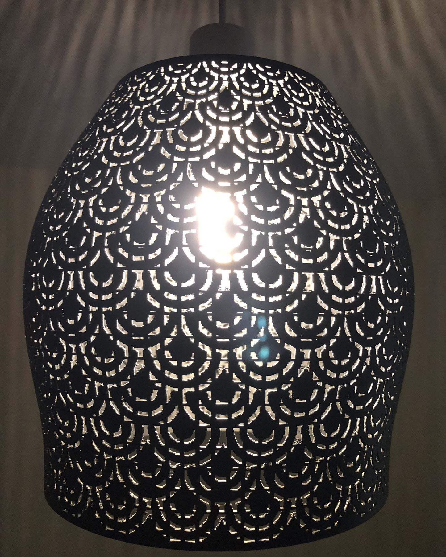 Abat-jour Seigaiha Suspension Luminaire – Impression 3D – Motif Vagues Japonaises
