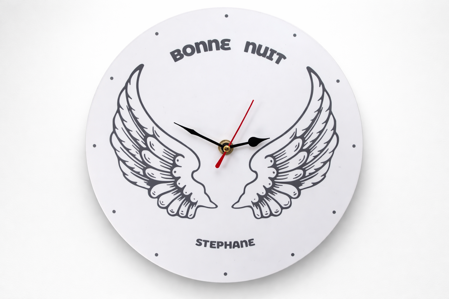 Horloge personnalisée