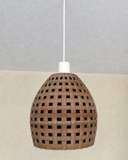 Suspension effet rotin en relief – PLA Wood bicolore, kit complet