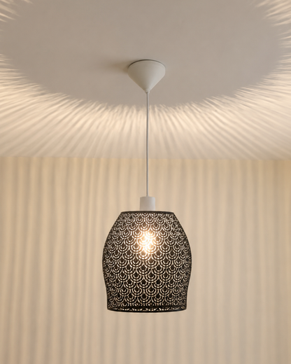 Abat-jour Seigaiha Suspension Luminaire – Impression 3D – Motif Vagues Japonaises