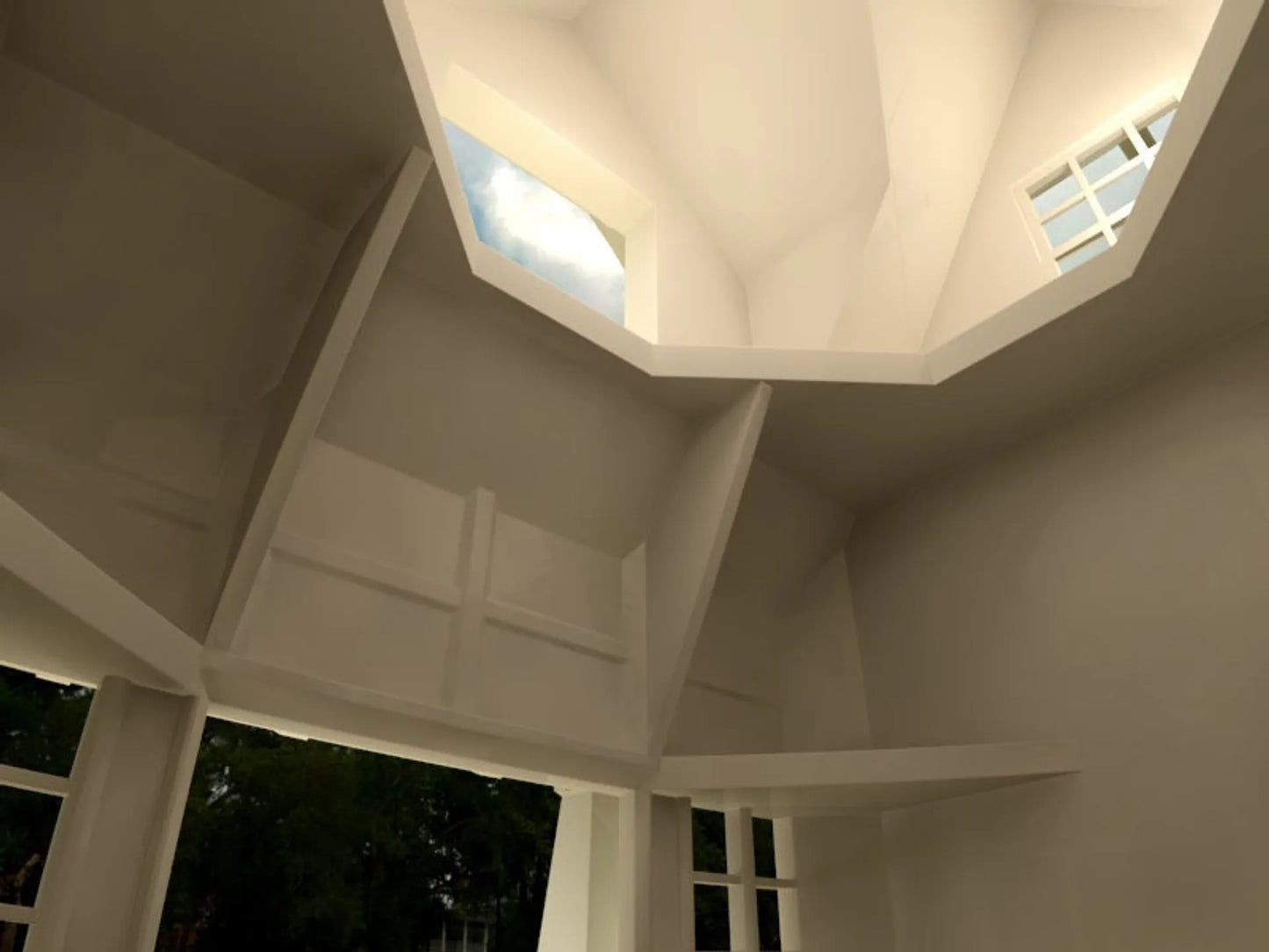 Nichoir oiseaux extérieur durable – Bungalow design en ASA - Jardin & mésanges