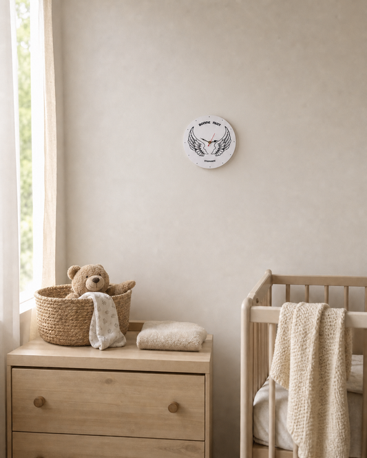 Horloge Murale Personnalisée Prénom Enfant – Impression 3D – Cadeau Naissance Anniversaire